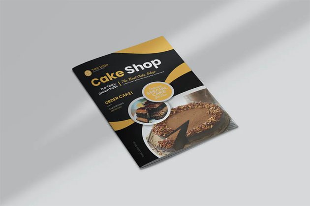 Cake Shop Brochure Template